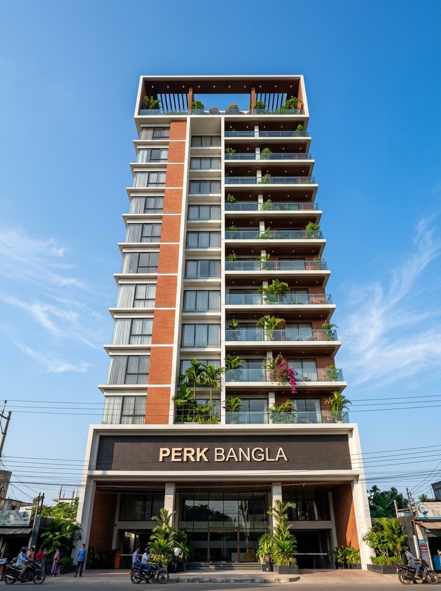 Perk Bangla Modern Residential Architecture in Barishal